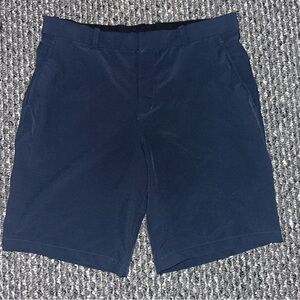 Nike Men's Dark Blue Flat Front Shorts